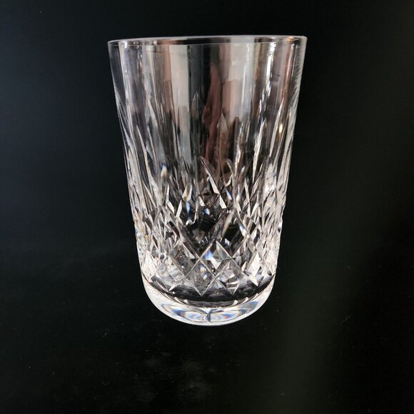 Waterford Crystal Lismore 10 ounce Tumbler Highball Water Rounded Flat Bottom - Picture 2 of 4